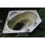 *CAST IRON SMALL CORNER WASH BASIN