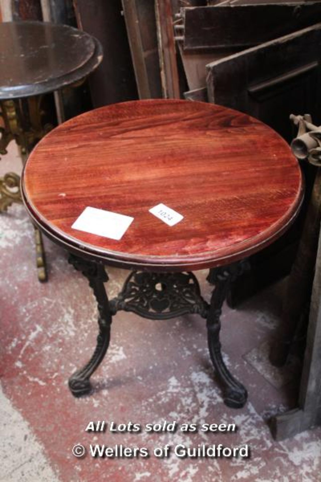 CAST IRON PUB TABLE