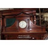 *DECORATIVE CARVED CLOCK PEDIMENT