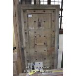 *LARGE WOODEN STUDDED DOOR