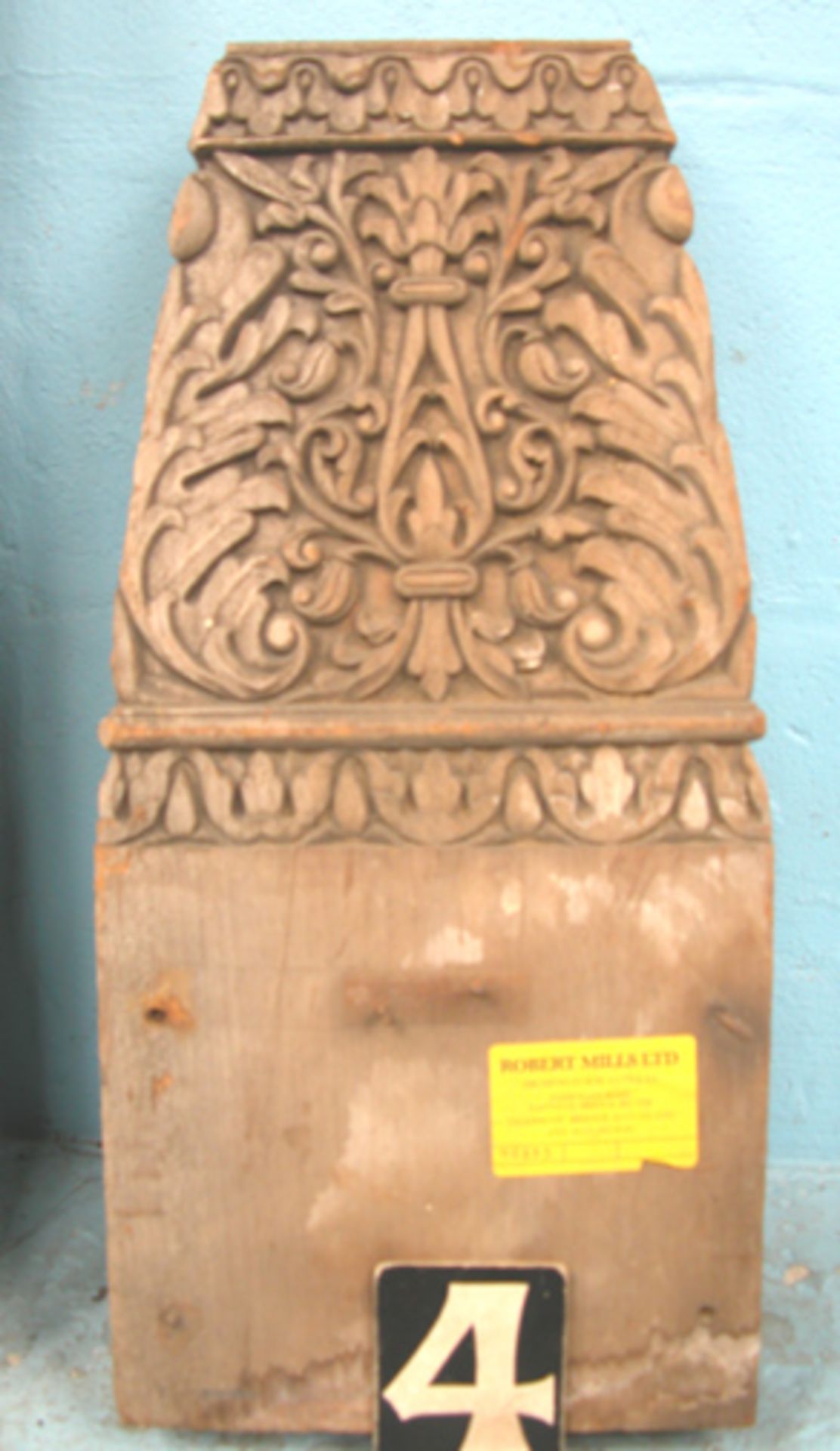 *TEAK CARVED FRIEZE, EARLY 1900 [0] - Image 8 of 11