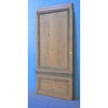 *GEORGIAN STYLE PINE PANEL. 2650MM ( 104.25" ) HIGH X 1265MM ( 49.75" ) WIDE X 30MM ( 1.25" )