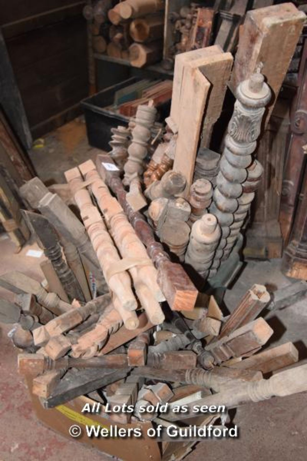 *TWO LARGE BUNDLES OF MIXED SPINDLES