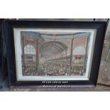 *VICTORIAN FRAMED PRINT OF THE INTERNATIONAL EXHIBITION