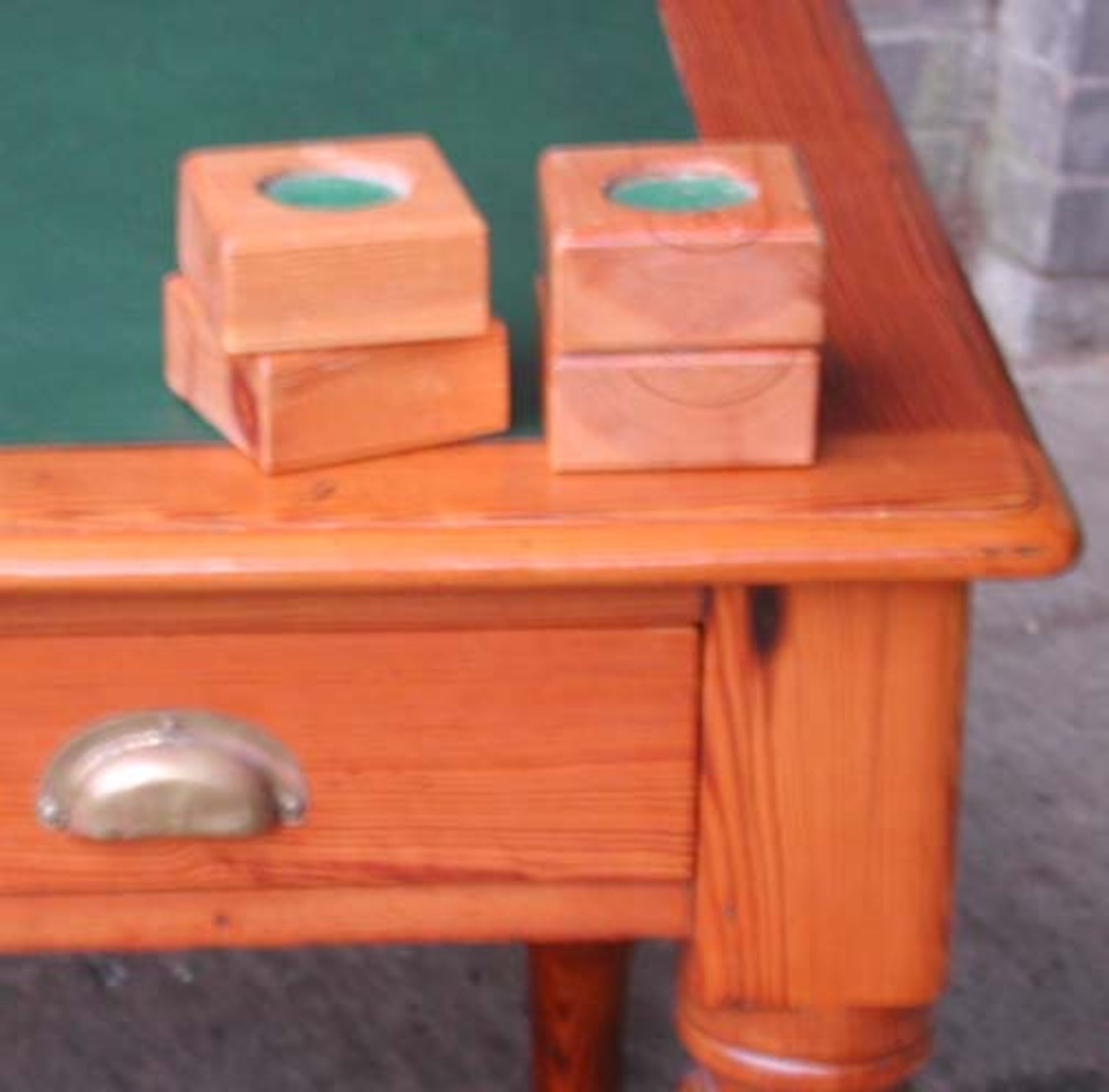 *PITCH PINE EDWARDIAN LIBRARY TABLE. HEIGHT 775MM (30.5IN) X WIDTH 1830MM (72IN) X DEPTH 990MM ( - Image 3 of 7