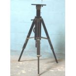 *WOODEN TRIPOD PAINTED BLACK. MAX 1830MM ( 72" ) HIGH X 760MM ( 30" ) DIAMETER OF BASE [0]