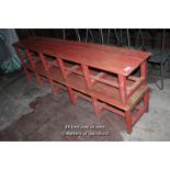 *TWO VINTAGE BENCHES