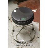 *STAINLESS STEEL CHROME STOOL