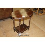 *OCCASIONAL TABLE. 670MM (26.75") HIGH X 660MM (26") WIDE X 450MM (17.5") DEEP [0]