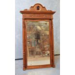 *FLEMISH OAK CARVED MIRROR