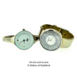 *Two Ladies' Wristwatches, Swarovski, Steltman [553-02/03]