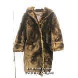 *Real Shearling Coat Size 14 [LQD 117]