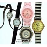 *Five Ladies' Wristwatches