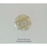 *Mother Of Pearl Star Brooch [LQD123]