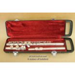 *Cased Boosey & Hawks London Flute 'The Edware' No.307791