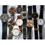 *Bag Of Ten Mixed Wristwatches, Including Limit, Tommy Hilfiger