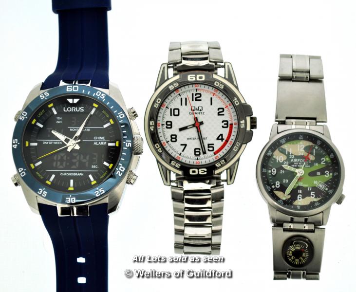 *Three Wristwatches, Lorus, Q&Q, Regal