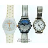 *Three Wristwatches, Limit, Guess, Superdry [395-16/03]