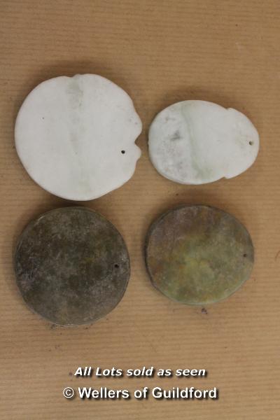 Four Chinese Hardstone Pendants - Image 2 of 2