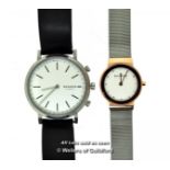 *Gentlemen'S Skagen Wristwatch, And A Ladies' Skagen Wristwatch [110-09/03]