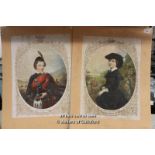 A Pair Of Portrait Prints Of Hrh Albert Edward, Prince Of Wales, And Hrh The Princess Royal Of