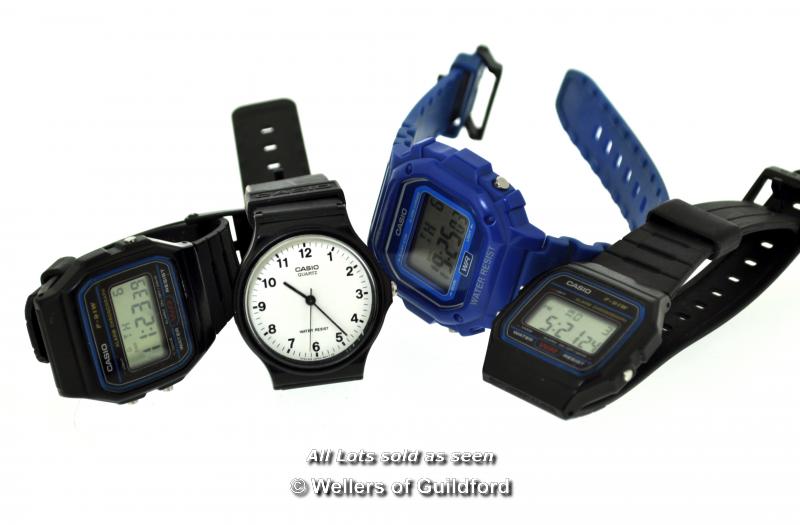 *Four Casio Wristwatches