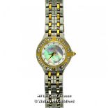 *Ladies' Citizen Eco Drive Wristwatch Ep5614-51d, Mother Of Pearl Dial With Diamond Dot Hour Markers