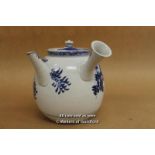 Chinese Blue And White Teapot, 15cm.