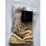 *Bag Of Costume Jewellery, Including Links Of London Bracelet, A Thomas Sabo Bracelet And Ring, A