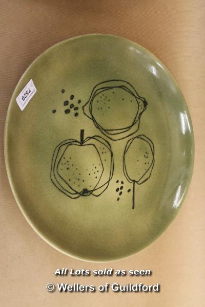 Two Gunvor Olin Arabia Plates, The Largest 31.5cm Diameter; Poole Pottery Plate, 27cm Diameter; - Image 4 of 9