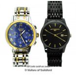 *Two Gentlemen'S Wristwatches, Lige, Ontheedge [392-16/03]