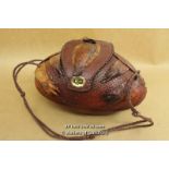 *Vintage Taxidermy Armadillo Handbag [LQD 117]