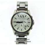 *Gentlemen'S Armani Exchange Wristwatch [119-09/03]