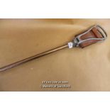 Vintage 'Featherwate' Shooting Stick With Leather Seat