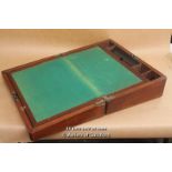 *Victorian Solid Mahogany Writing Slope [LQD 117]