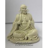 A Chinese Blanc-De-Chine Figure Of A Seated Buddha, 13.5cm.