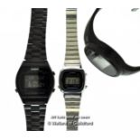 *Two Casio Wristwatches, And A Geonaute [385-16/03]