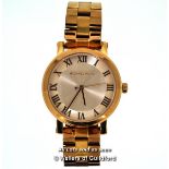 *Michael Kors Ladies' Wristwatch, In Rose Coloured Stainless Steel