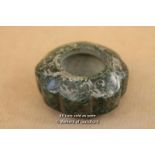 A Chinese Green Hardstone Water Dropper