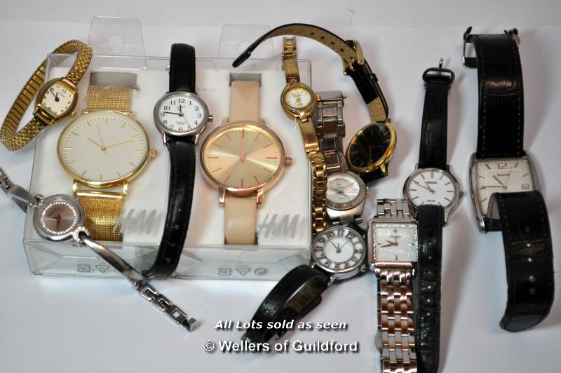 *Bag Of Twelve Ladies' Wristwatches, Including Seiko, Sekonda, Timex, And Two Boxed