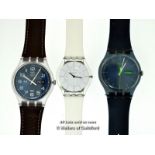 *Three Swatch Wristwatches