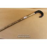 *Buffalo Horn Shepherds Crook Cumbrian Market Style Walking Stick No.3 [LQD 117]