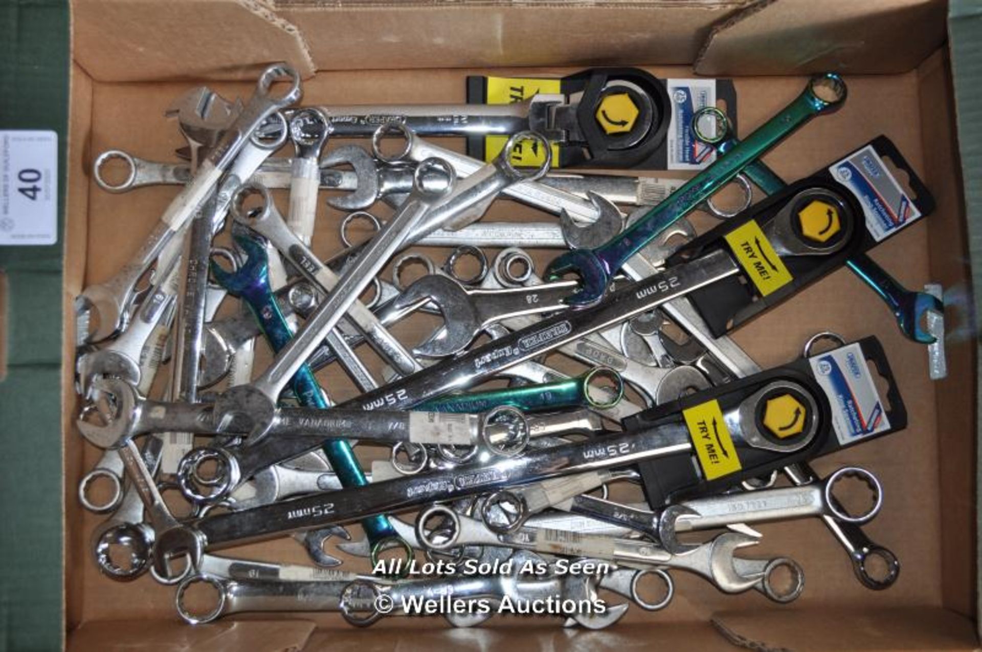 LARGE QUANTITY OF SPANNERS INC. DRAPER