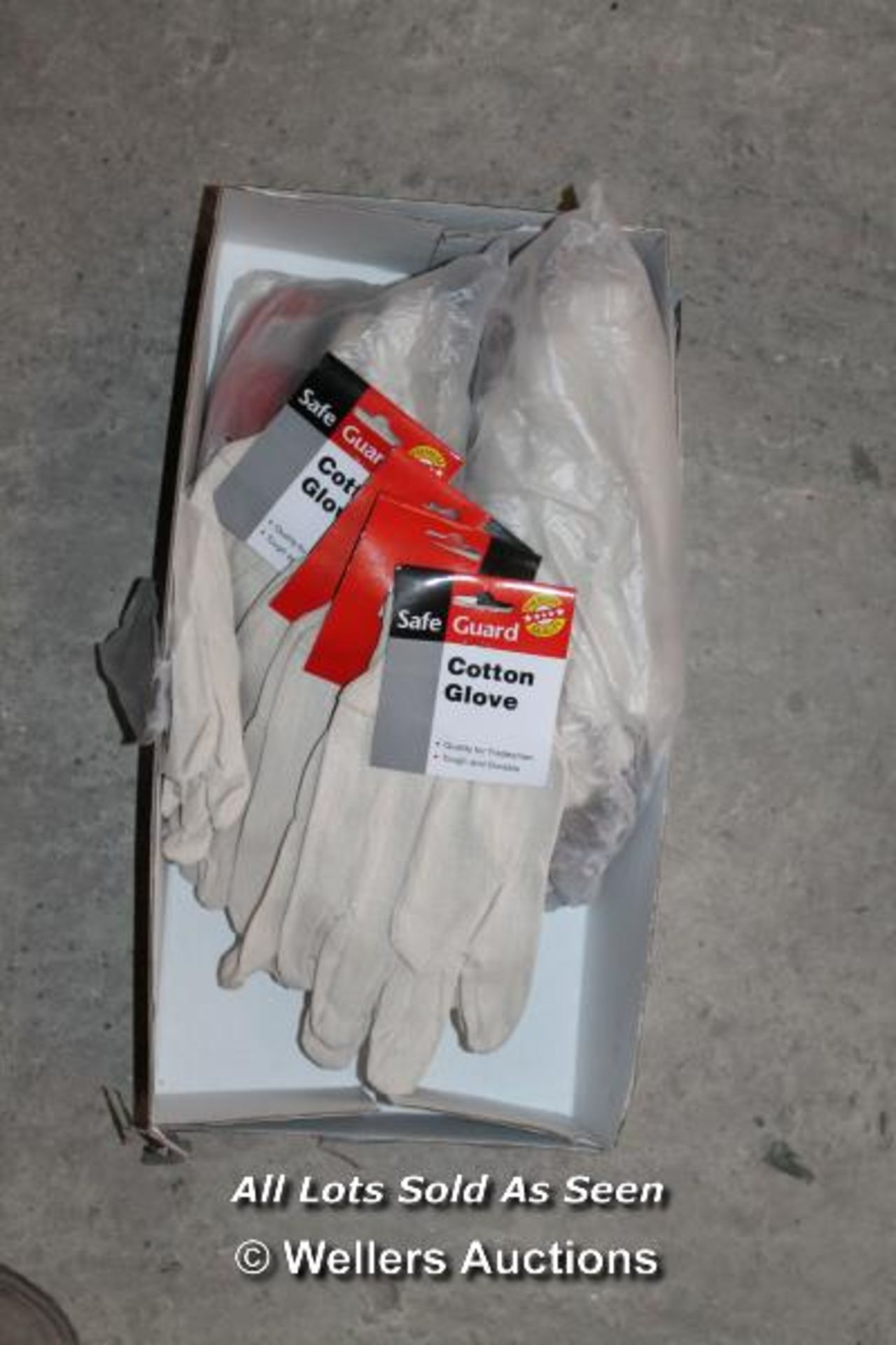 APPROX 24 PAIRS OF COTTON WORK GLOVES