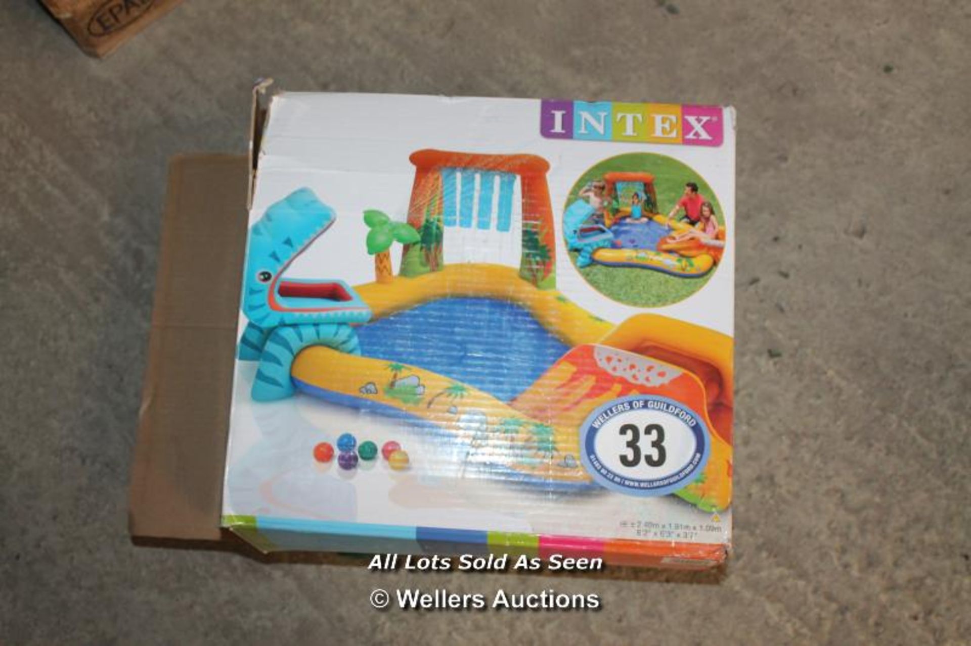 INTEX DINOSAUR PADDLING POOL