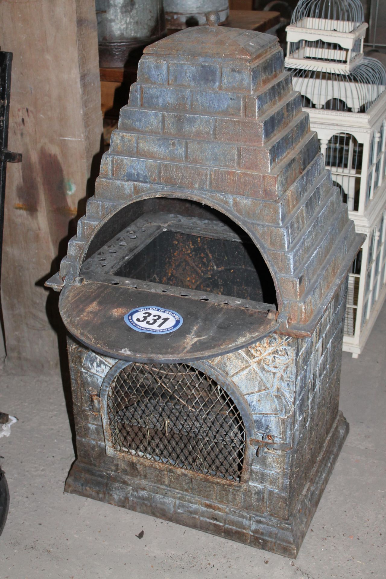 CAST IRON WOOD BURNER