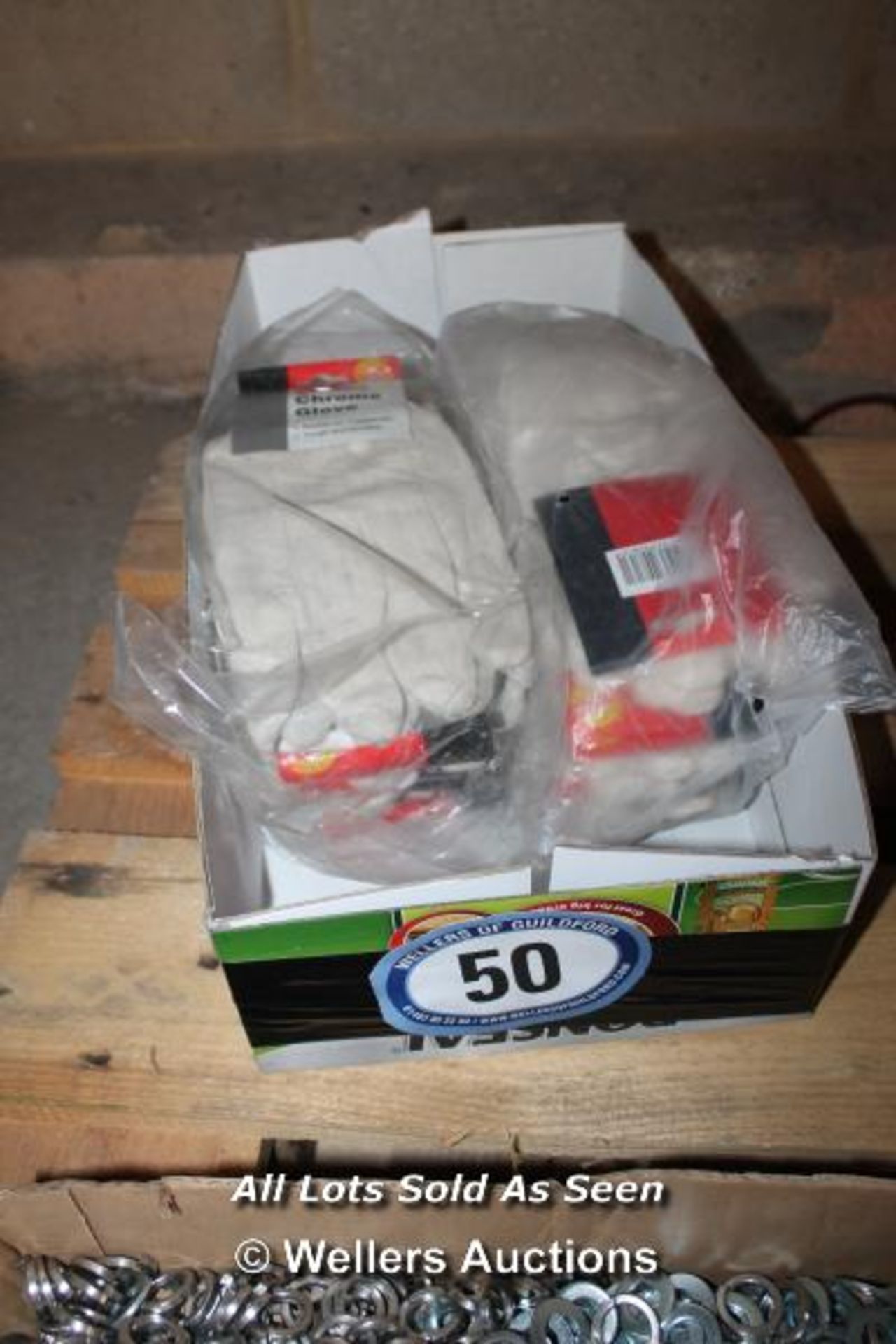 APPROX 24 PAIRS OF COTTON WORK GLOVES - Image 2 of 2