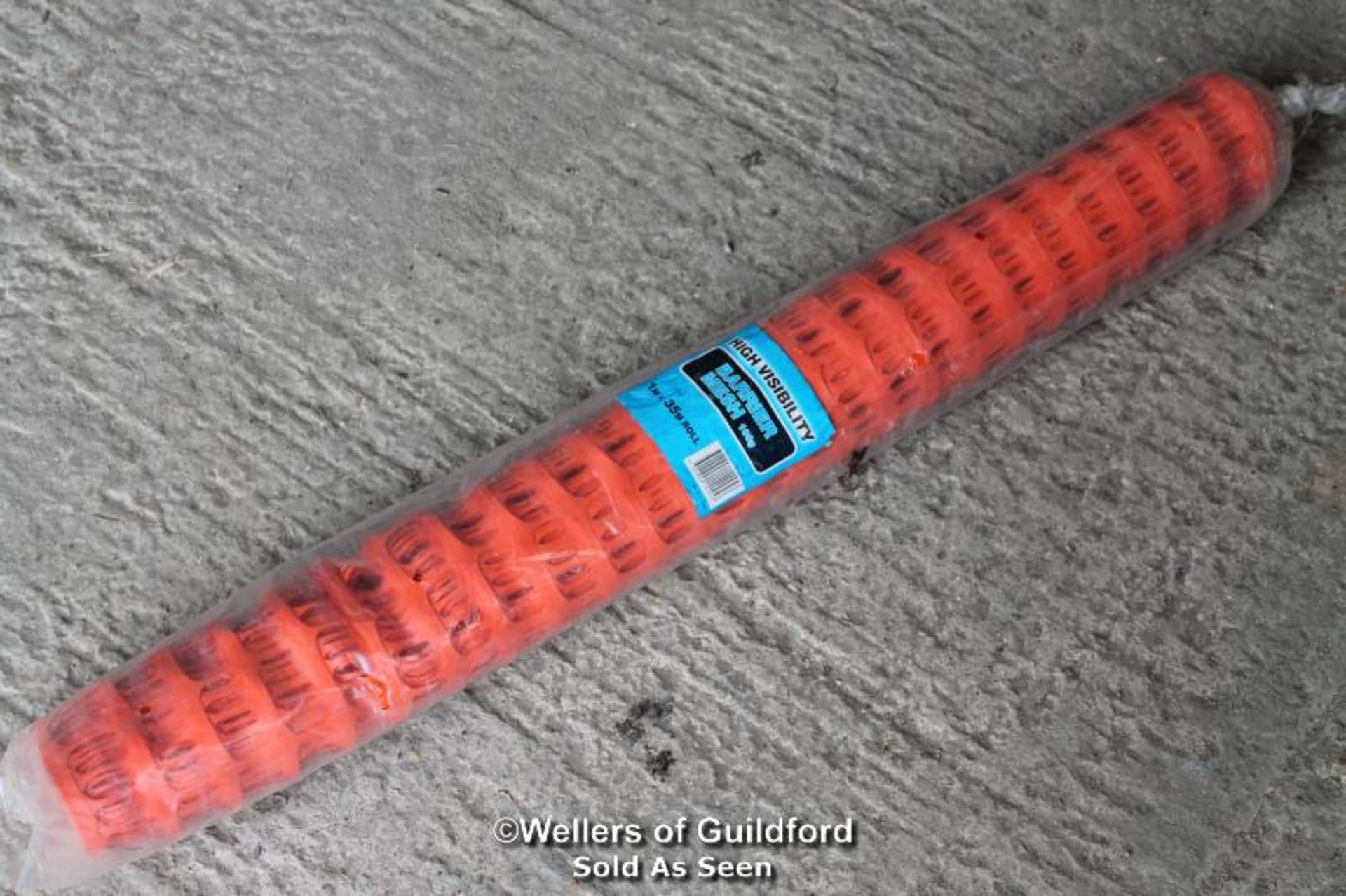 PLASTIC SAFETY BARRIER MESH 1M X 35M ROLL