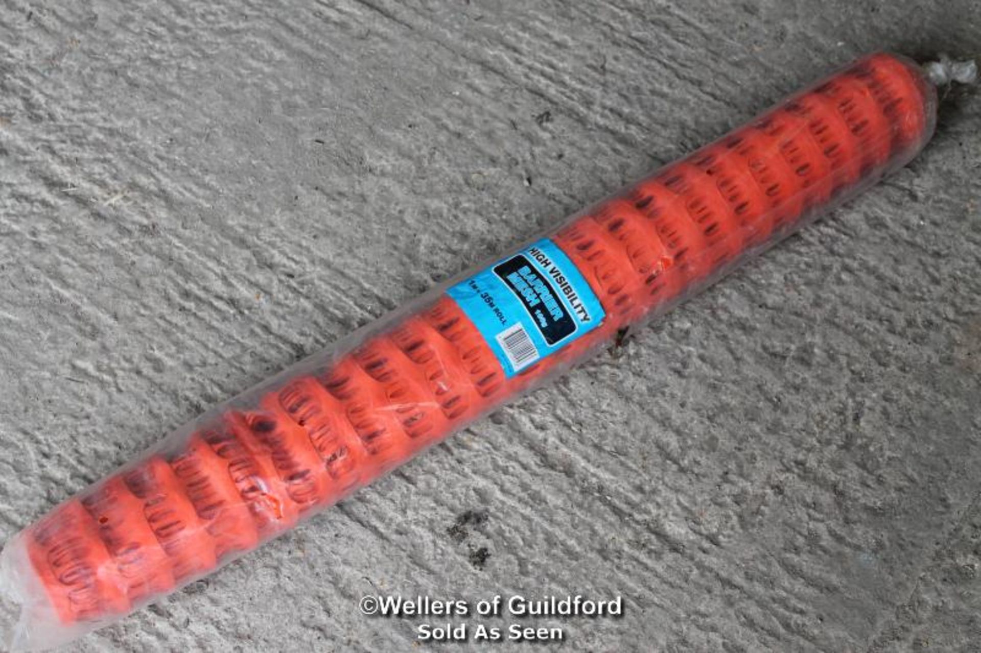 PLASTIC SAFETY BARRIER MESH 1M X 35M ROLL