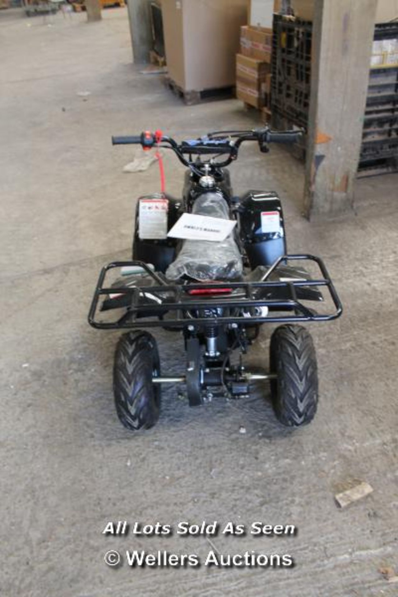 NEW CHILDRENS TAOTAO BLACK QUAD BIKE - NEVER USED - Image 3 of 4